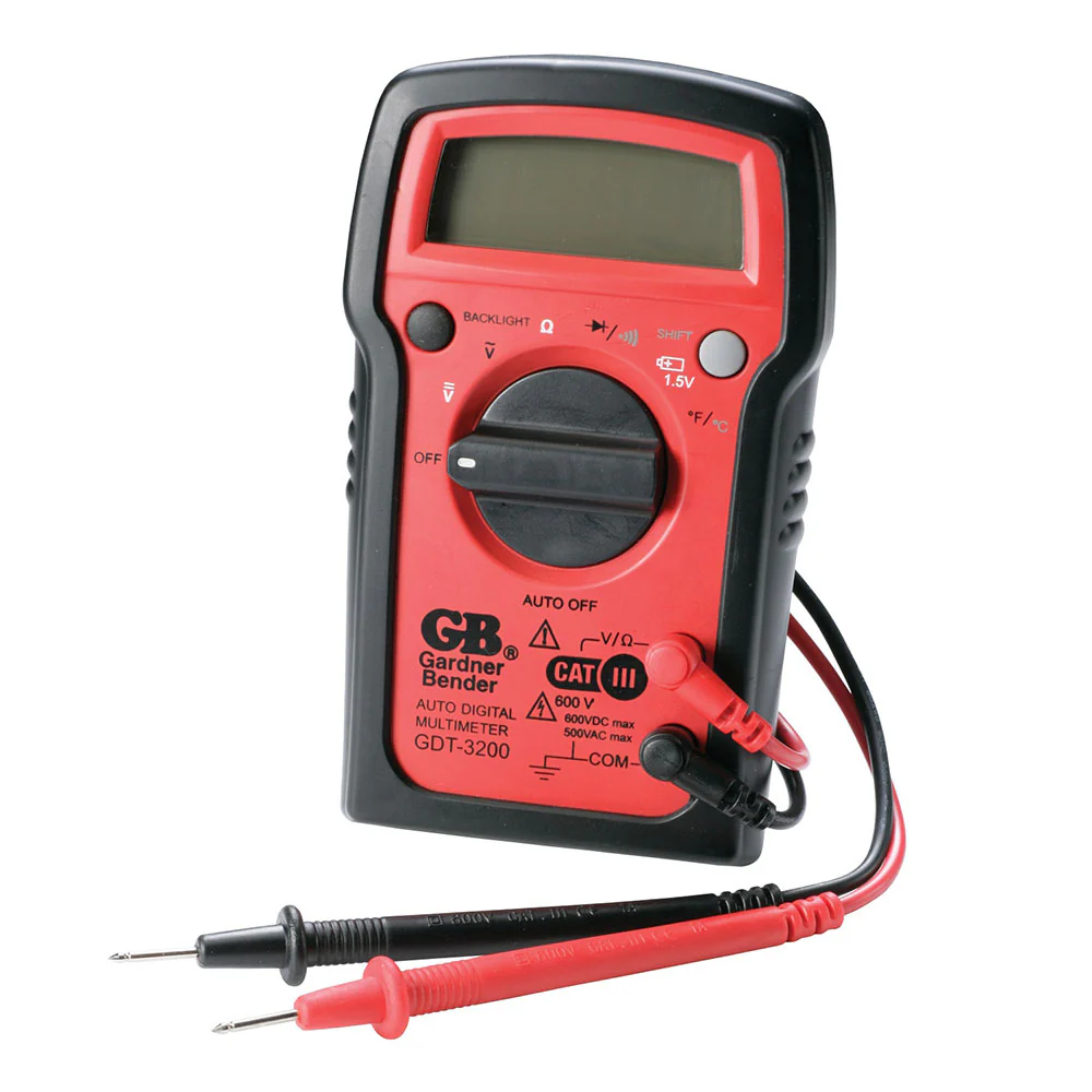Gardner Bender GDT-3200 Auto Ranging Digital Multimeter 7 Functions - Mactool Shop