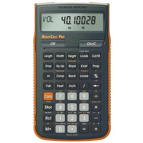 Calculated Industries 4325 HeavyCalc Pro - Heavy Construction-Math Calculator - Mactool Shop