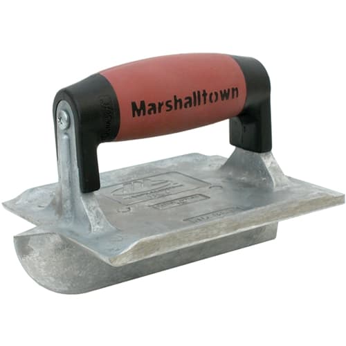 MarshallTown 868D 14111 - 6 X 4 3/8 Zinc Groover; 1-1/2D X 3/4-DuraSoft Hdl - Mactool Shop