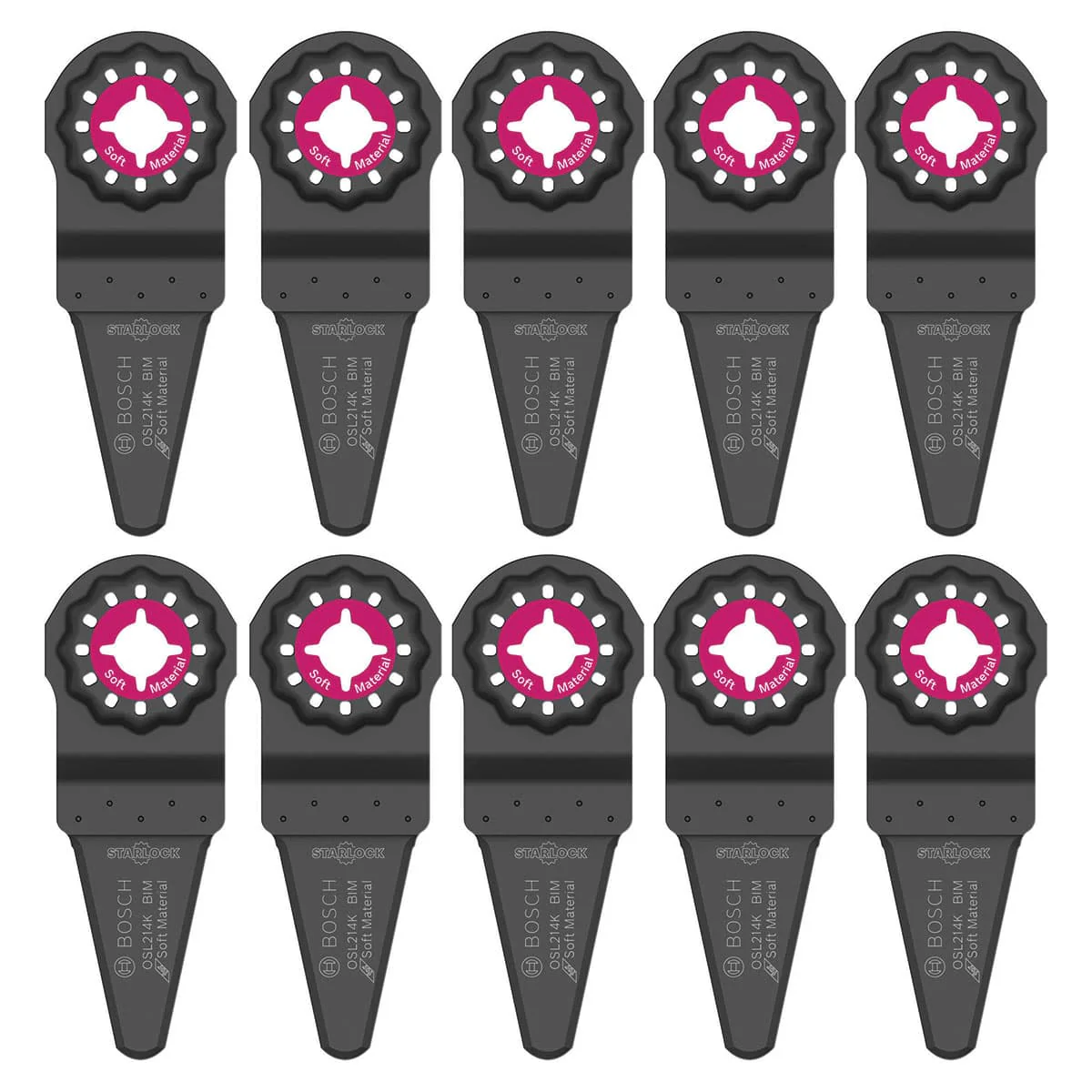 Bosch OSL214K-10 2-1/4 In. Starlock Caulk Knife Blade 10 pk. - Mactool Shop