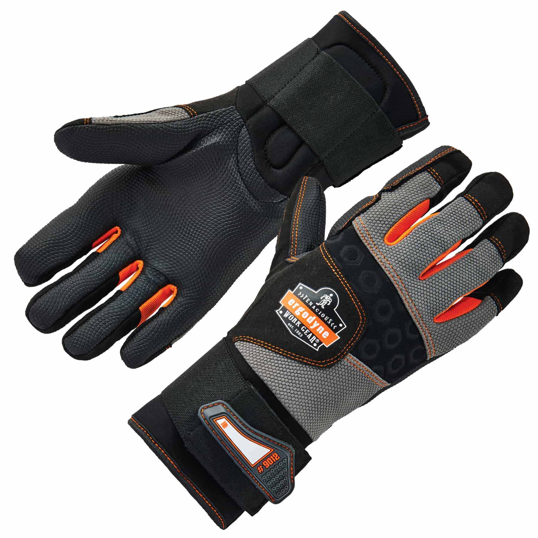 Ergodyne 17734 9012 L Black Certified AV Gloves + Wrist Support - Mactool Shop