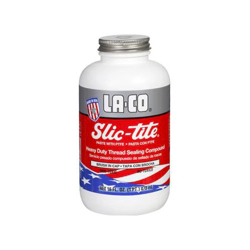 La-Co 41219 Slic-tite Paste w PTFE, 1/2 pt, Brush-in-cap, 12 Pack - Mactool Shop