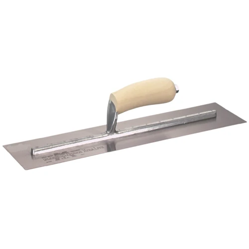 MarshallTown MXS60 13244 - 16 X 3 Finishing Trowel Curved Wood Handle - Mactool Shop