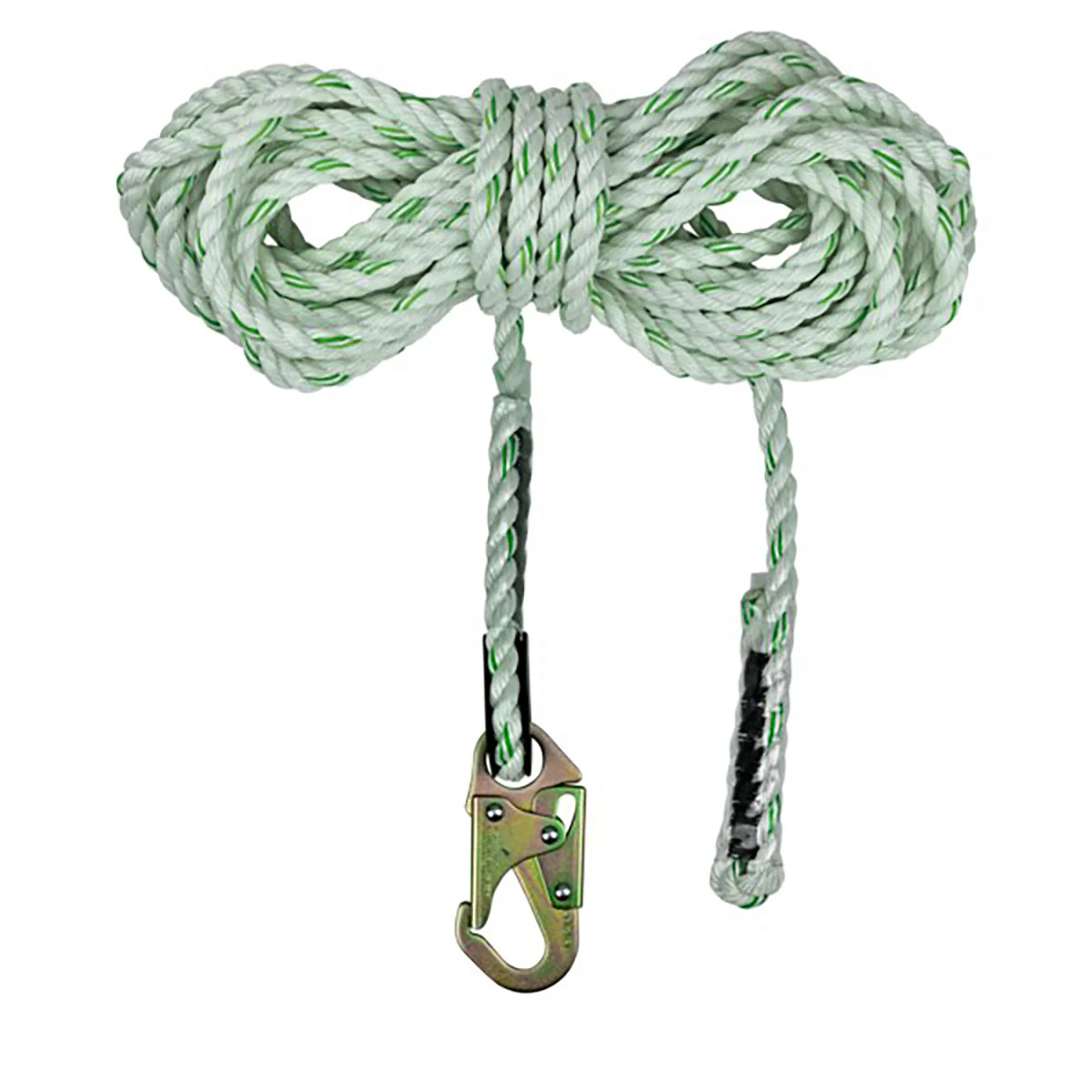 Safewaze FS700-250 250' Rope Lifeline With Double Locking Snap Hook - Mactool Shop