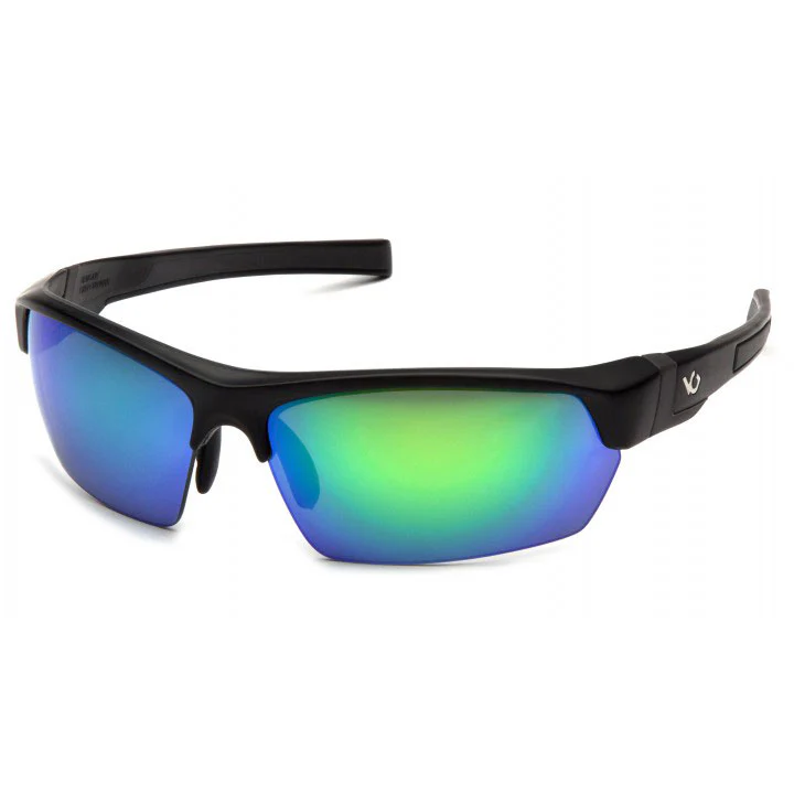 Pyramex VGSB331 Venture Gear - Tensaw -Black Fr/ Green Mirror Polarized Lens - Mactool Shop