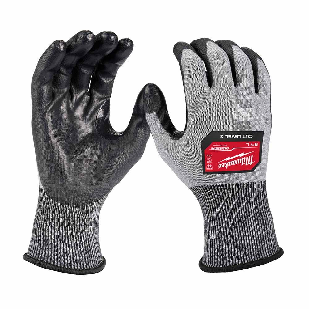 Milwaukee 48-73-8732B High Dexterity A3 Polyurethane Dipped Gloves - Large - Mactool Shop