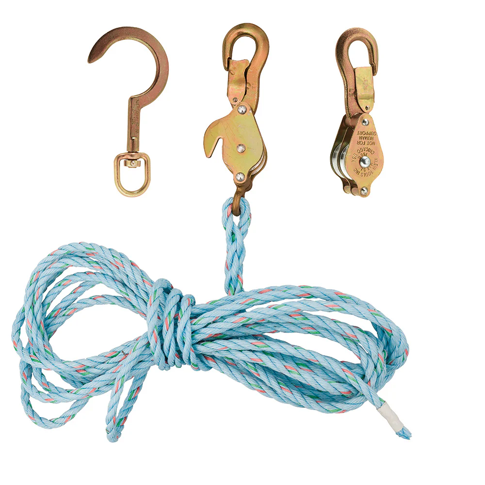 Klein Tools 1802-30SSR Block and Tackle 259 Anchor Hook Spliced - Mactool Shop