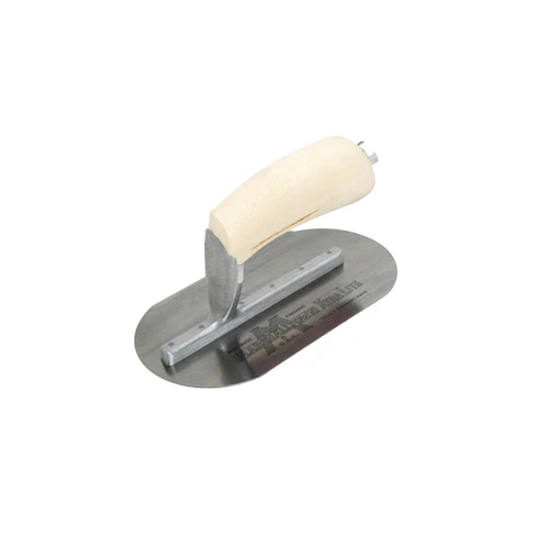 MarshallTown MXS754FR 14249 - 7 1/2 X 4 Fully Rounded Wall Form Trowel-Wood Handle - Mactool Shop