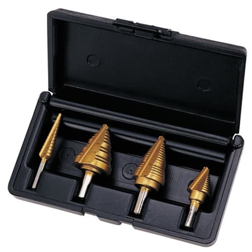 Ideal 35-520 4-Pieces Electrician's Step Drill Bit Kit - Mactool Shop