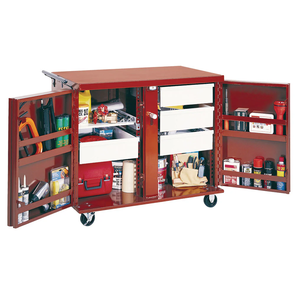 Crescent Jobox 677990 Rolling Work Bench with 6