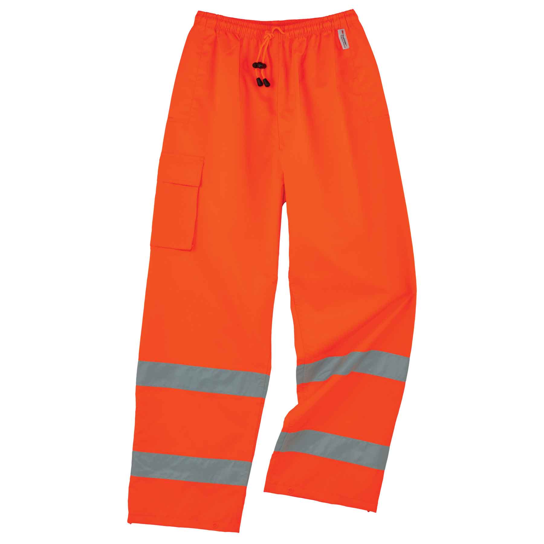 Ergodyne 24413 GloWear 8915 Supplemental Class E Rain Pants, Medium, HV Orange - Mactool Shop