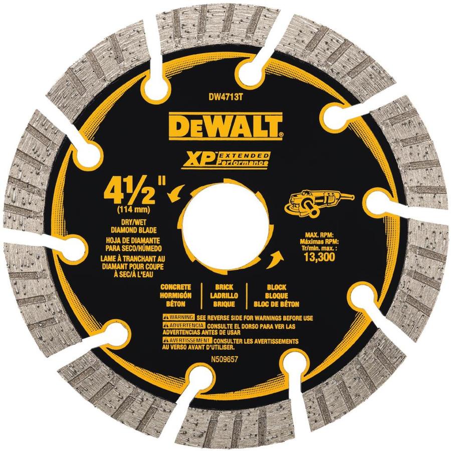 Dewalt DW4713T Turbo Segment XP 4-1/2