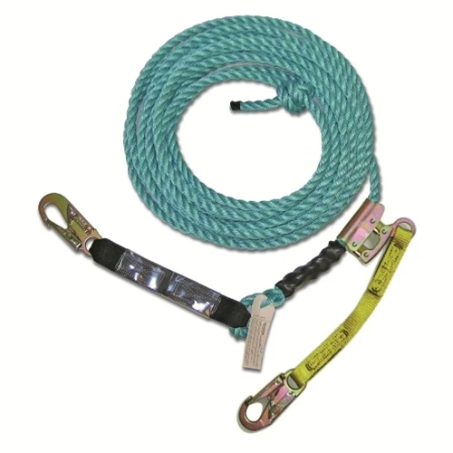 Guardian 01320 VLA-50 - 50' Blue Poly Steel Vertical Lifeline Assembly - Mactool Shop