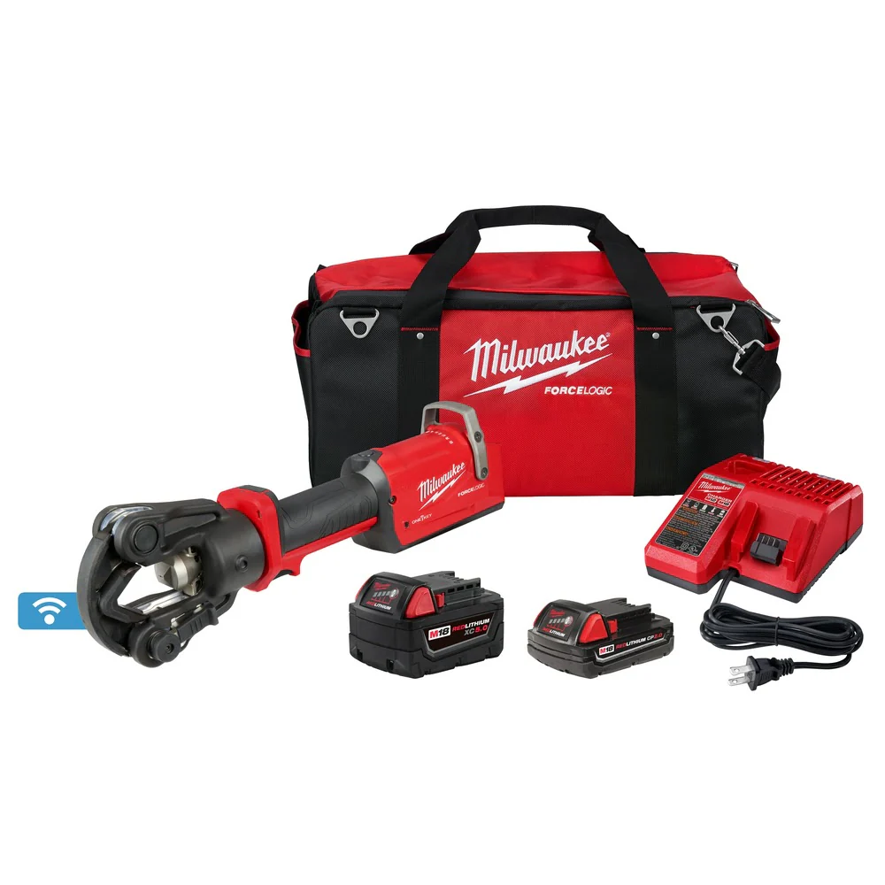 Milwaukee 2876-22 M18 FORCE LOGIC 11T Dieless Latched Linear Utility Crimper - Mactool Shop