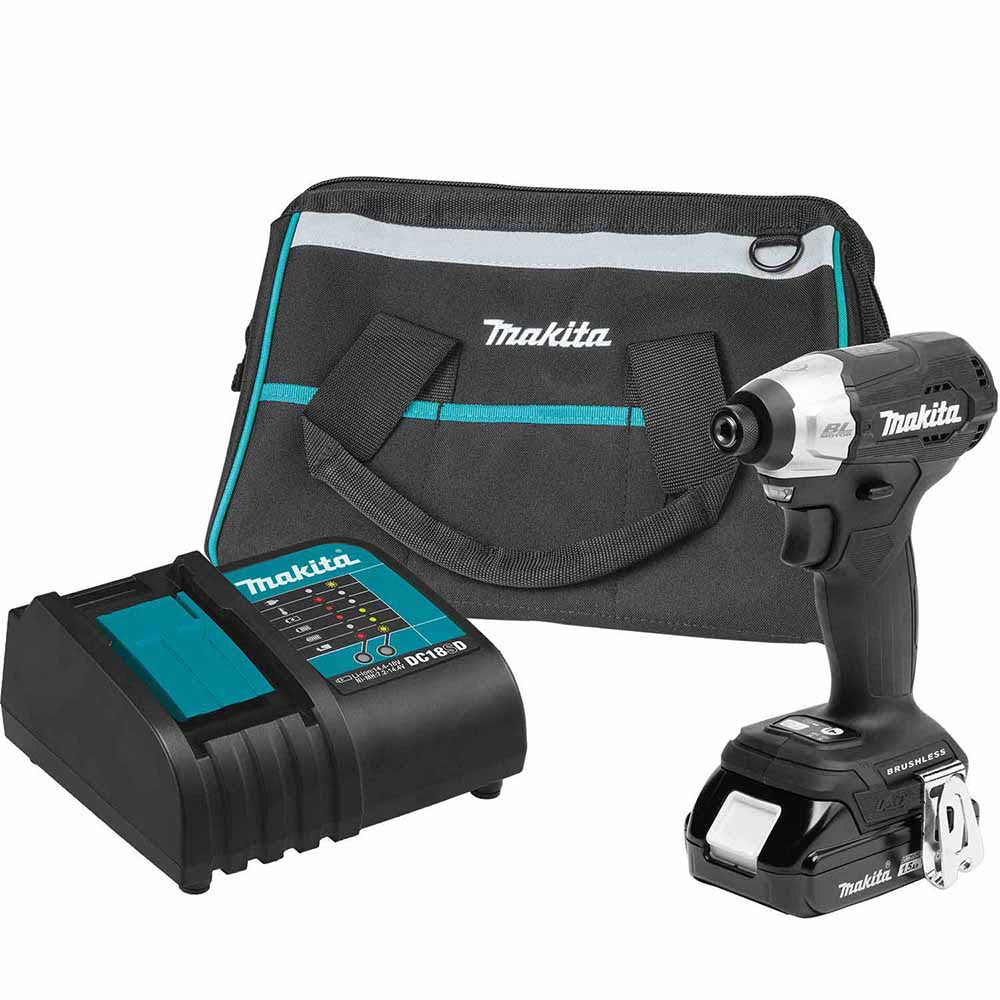 Makita XDT18SY1B 18V LXT Lithium‑Ion Sub‑Compact Brushless Cordless Impact Driver Kit (1.5Ah) - Mactool Shop