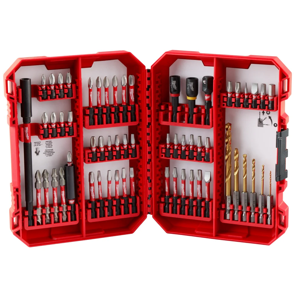 Milwaukee 48-32-4097 SHOCKWAVE Impact Duty Drill & Drive Set - 60PC - Mactool Shop
