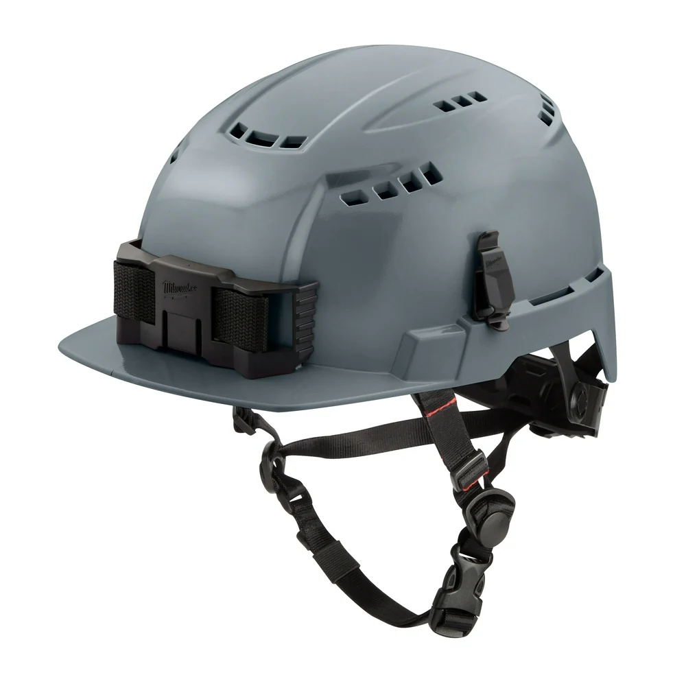 Milwaukee 48-73-1336 BOLT Gray Front Brim Safety Helmet (USA) - Type 2, Class C, Vented - Mactool Shop