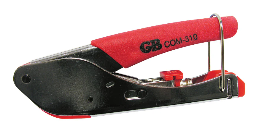 Gardner Bender COM-310 F-Type Compression Crimp Tool w/ lock close, Compact, RG-6, RG-6 Quad, RG-59 - Mactool Shop