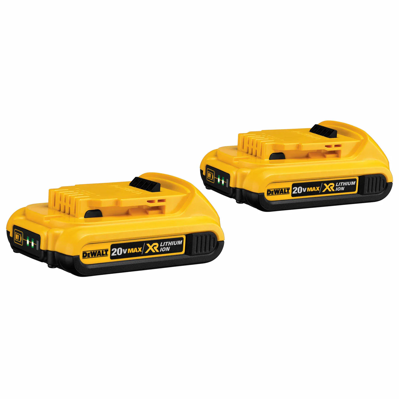 DeWalt DCB203-2 20V MAX Compact Lithium Ion 2-Pack - Mactool Shop