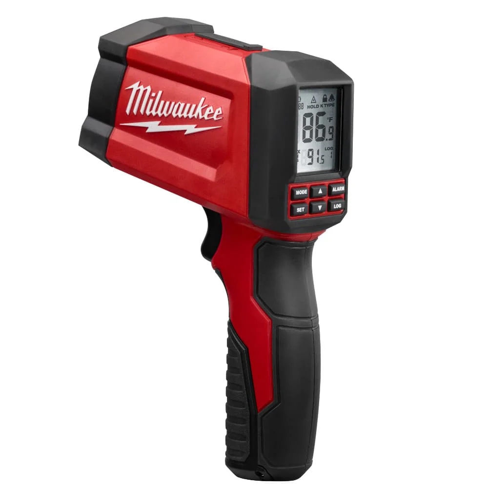 Milwaukee 2269-20NST 30:1 Infrared/Contact Temp Gun 9-Volt NIST Certified - Mactool Shop