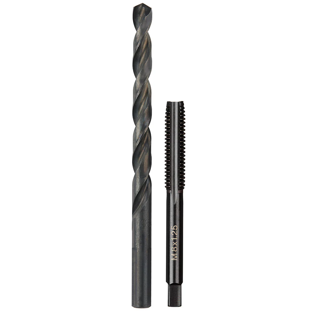 Milwaukee 49-57-5543 M8-1.25 mm Straight Flute Plug Tap & H Drill Bit - Mactool Shop