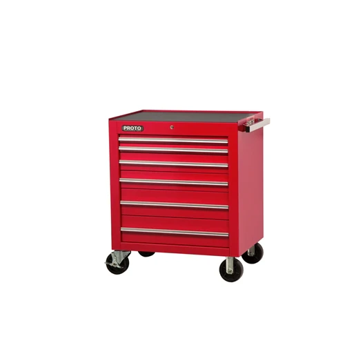 Proto J453441-6RD 34W X25D X 41H Red 6-Drawer Roller Cabinet - Mactool Shop