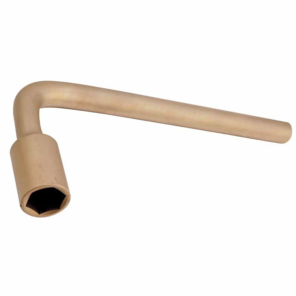 CS Unitec Ex701-20A Aluminum Bronze Non-Sparking, Low-Magnetism, Corrosion Resistant 6 point L type Socket Wrench 20 mm - Mactool Shop