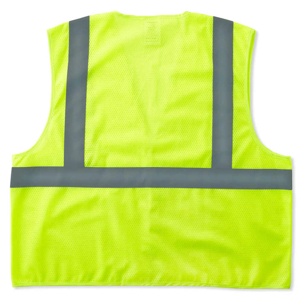 Ergodyne 20971 GloWear 8205HL Type R Class 2 Super Econo Mesh Vest, XSmall, HV Lime - Mactool Shop