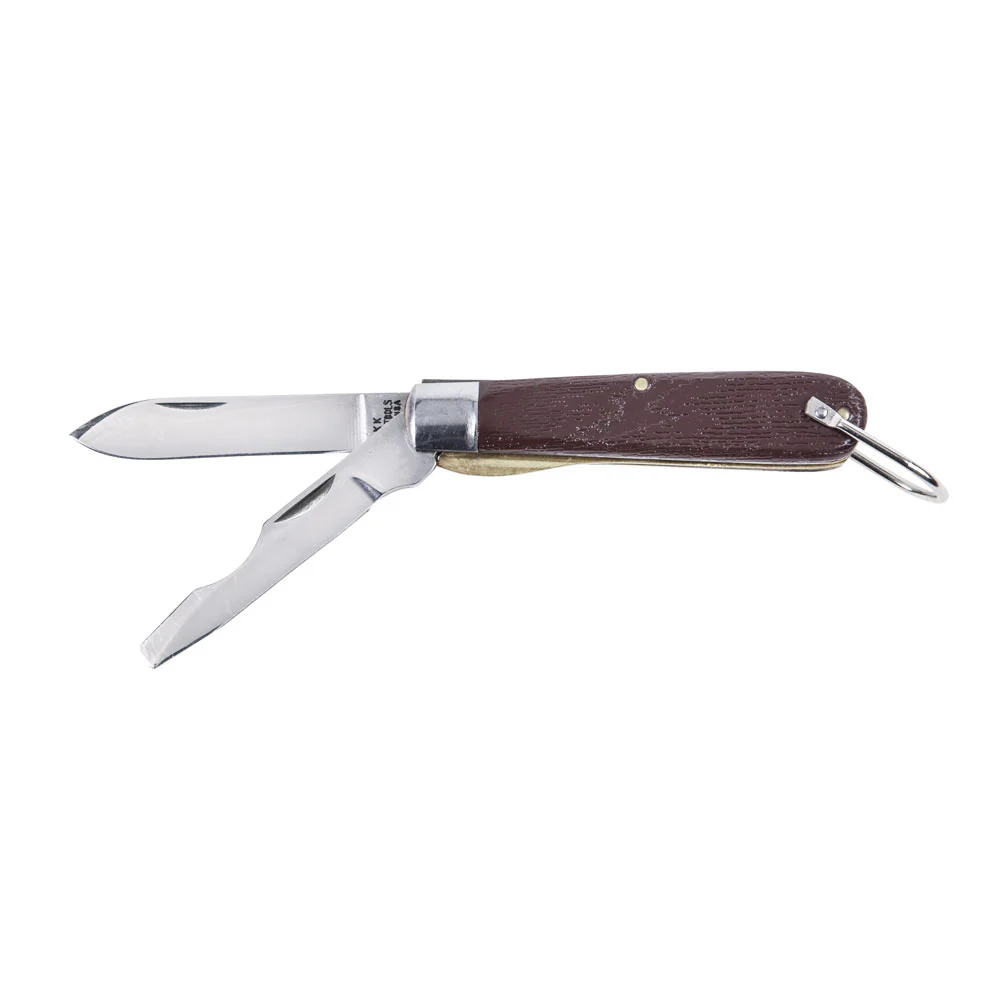 Klein Tools 1550-2 2 Blade Pocket Knife, Steel, 2-1/2