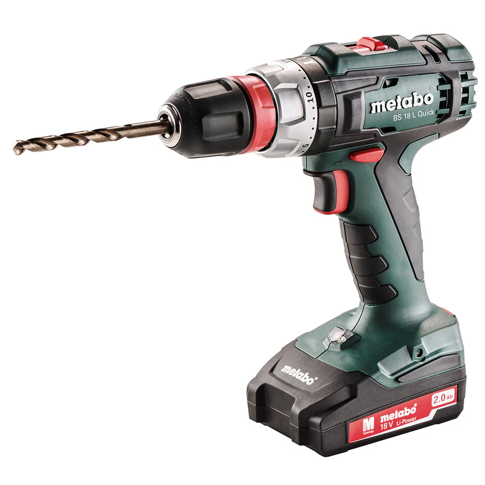 Metabo 602320520 BS 18 L Quick 18V 20MM 450/1800RPM 2.0 Compact Drill/Driver Kit - Mactool Shop
