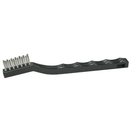 Weiler 44806 Vortec Pro Small Hand Wire Scratch Brush, SS Fill, Plastic Handle, 3 x 7 Rows - Mactool Shop