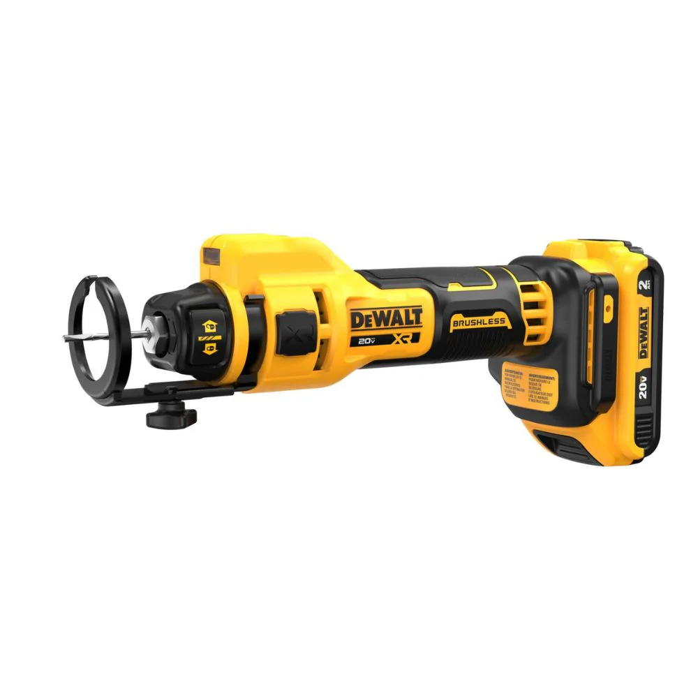 DeWalt DCE555D2 20V MAX* Brushless Drywall Cut-Out Tool Kit - Mactool Shop