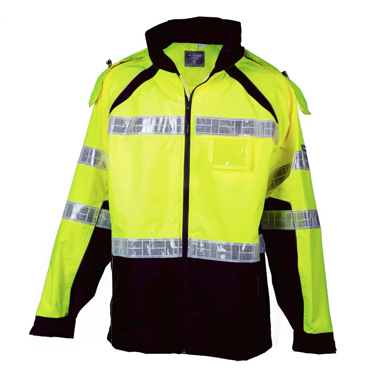 ML Kishigo RWJ112-2X/3X Brilliant Series Class 3 HiVis Rain Jacket, Lime, 2XL/3XL - Mactool Shop
