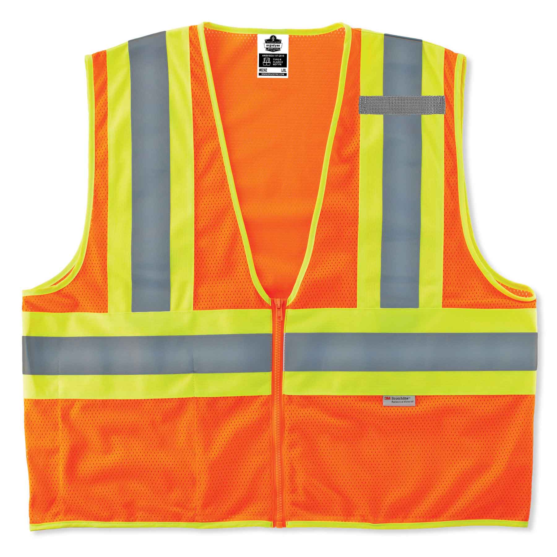 Ergodyne 21313 GloWear 8230Z Type R Class 2 Two-Tone Vest, Small/Medium, HV Orange - Mactool Shop