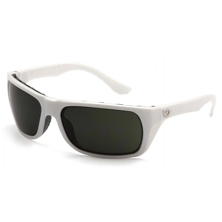 Pyramex VGSW922T Venture Gear - Vallejo - White Frame/Forest Gray Lens - Mactool Shop