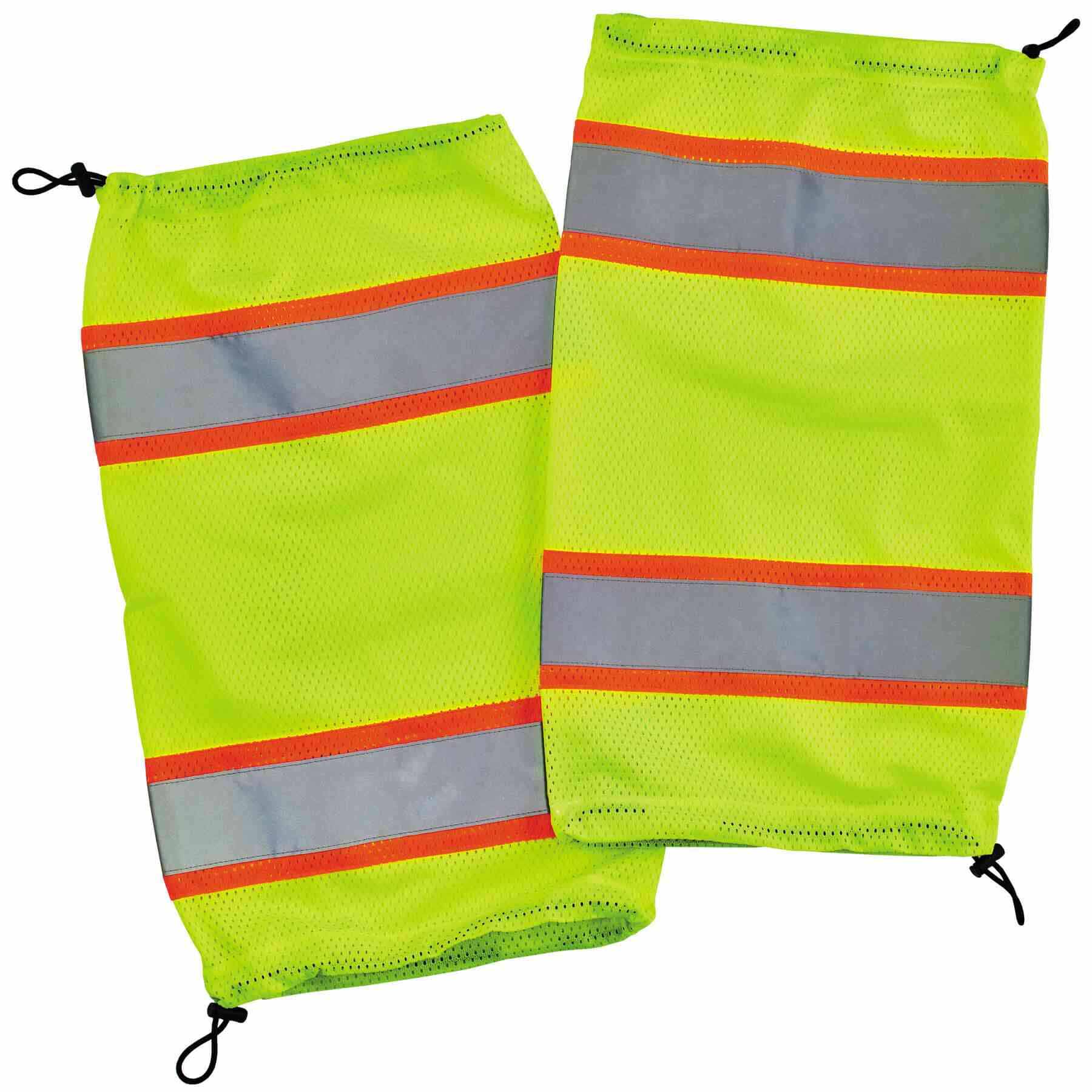 Ergodyne 29093 8009 Lime Class E Two-Tone Mesh Leg Gaiters - Mactool Shop