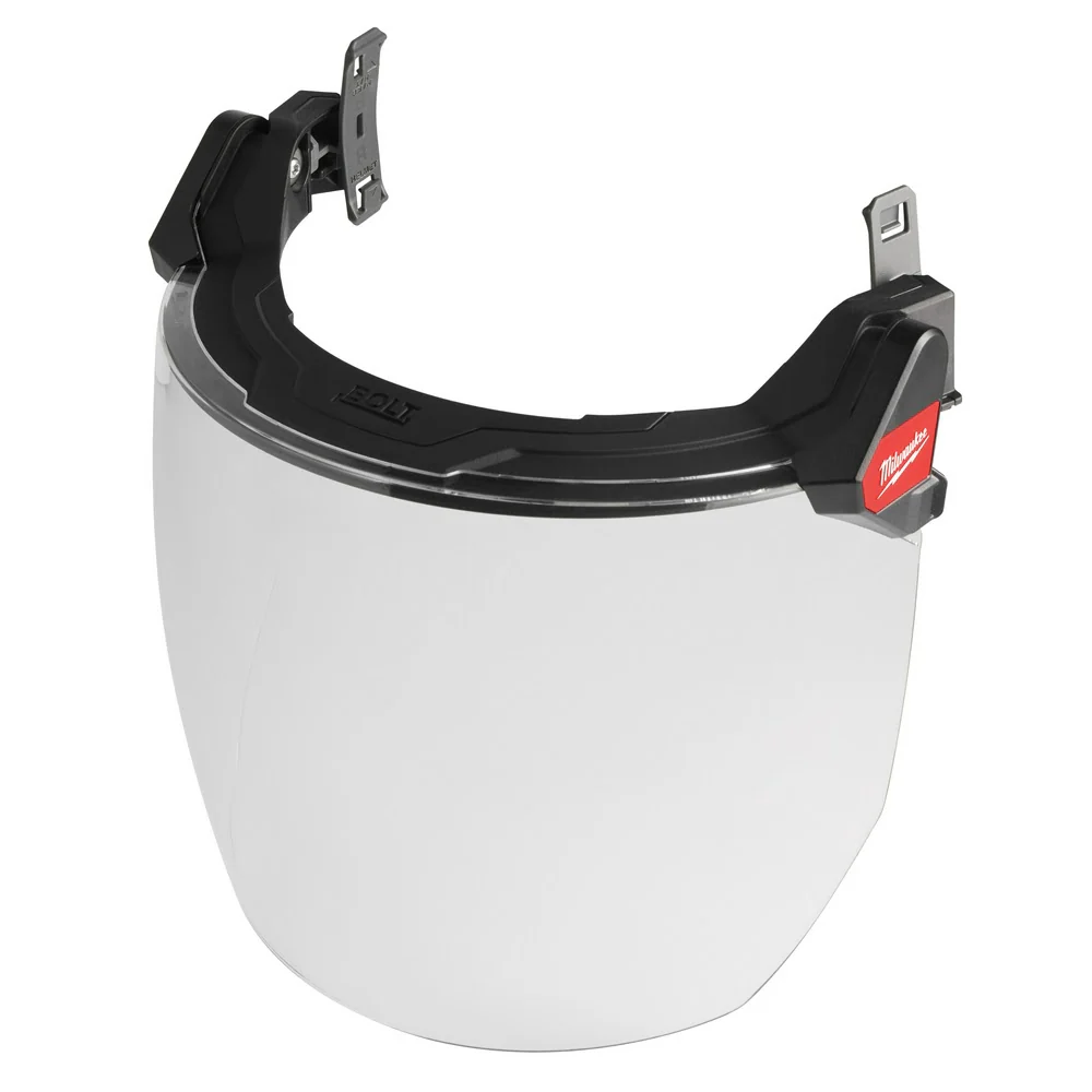 Milwaukee 48-73-1420 BOLT Full Face Shield - Clear Dual Coat Lens (Compatible with Milwaukee Safety Helmets & Hard Hats) - Mactool Shop