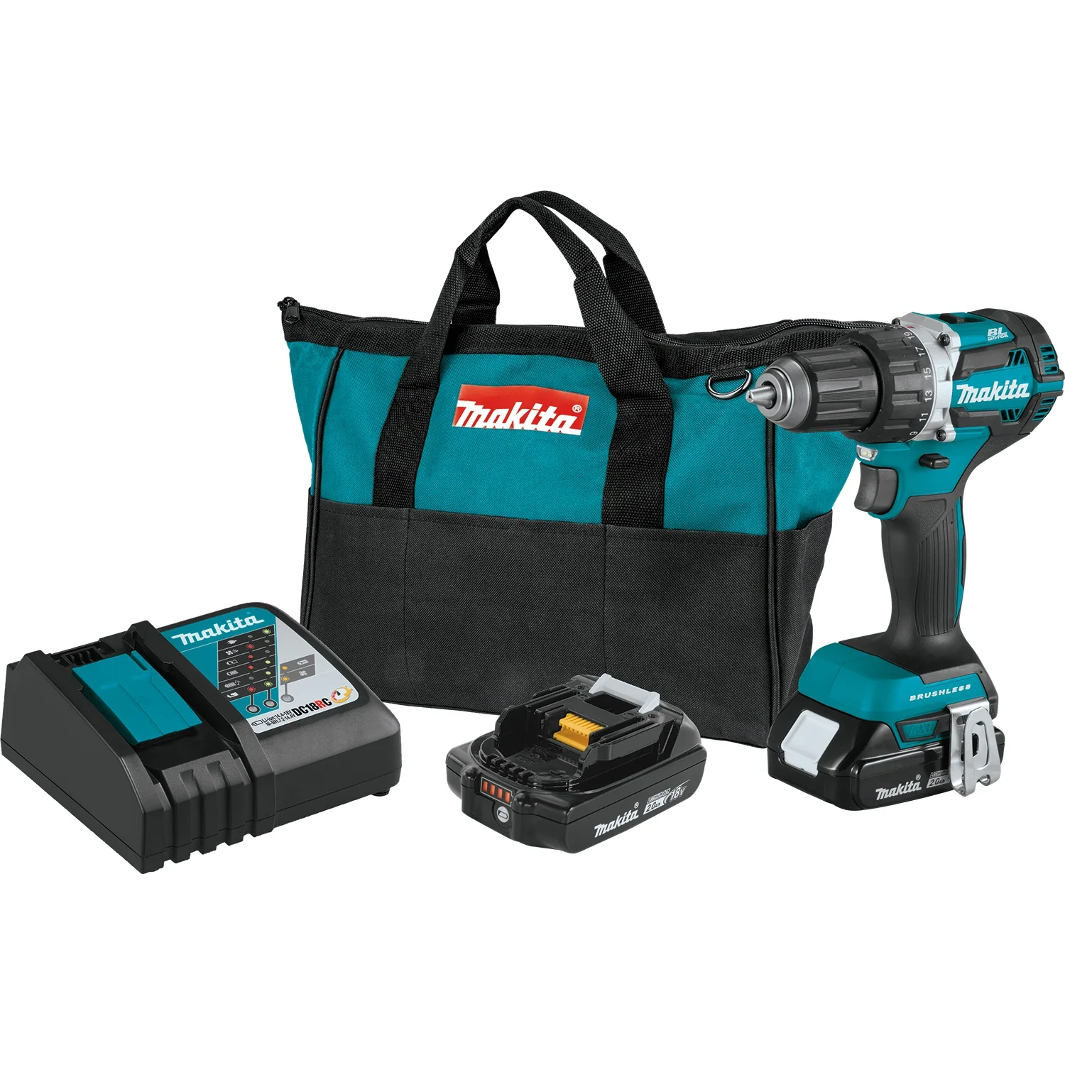 Makita XFD12R 18V LXT Li-Ion Compact Brushless Cordless 1/2