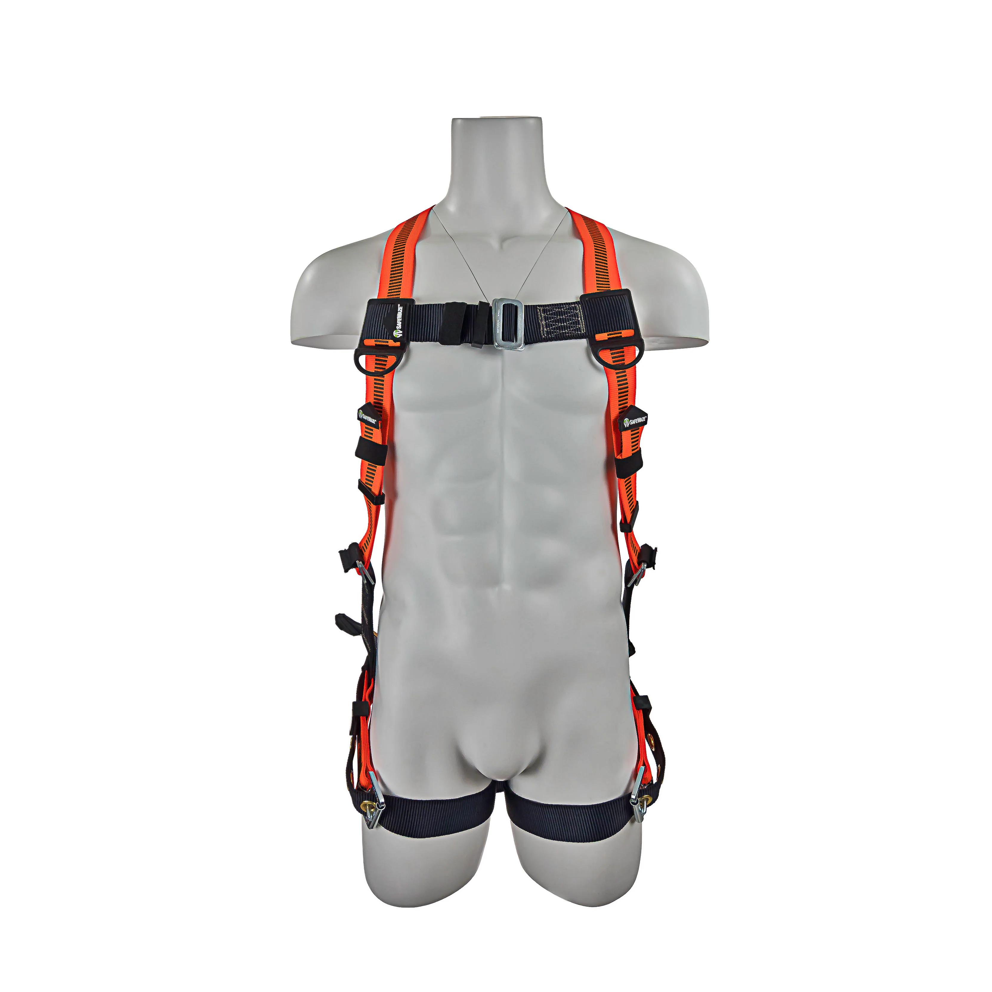 Safewaze FS99185-E V-Line Full Body Harness: Universal, 1D, Mb Chest, Tb Legs - Mactool Shop