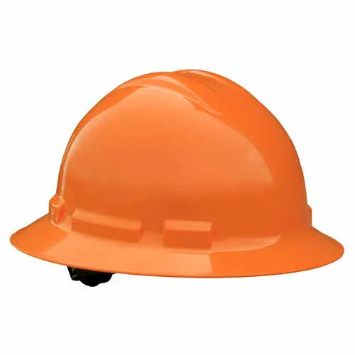 Radians QHR6-ORANGE Orange 6 Point Ratcheting Full Brim Hard Hat - Mactool Shop