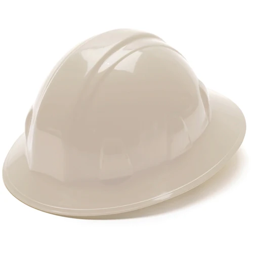Pyramex HP26110 White Full Brim Style 6 Point Ratchet Suspension - Mactool Shop