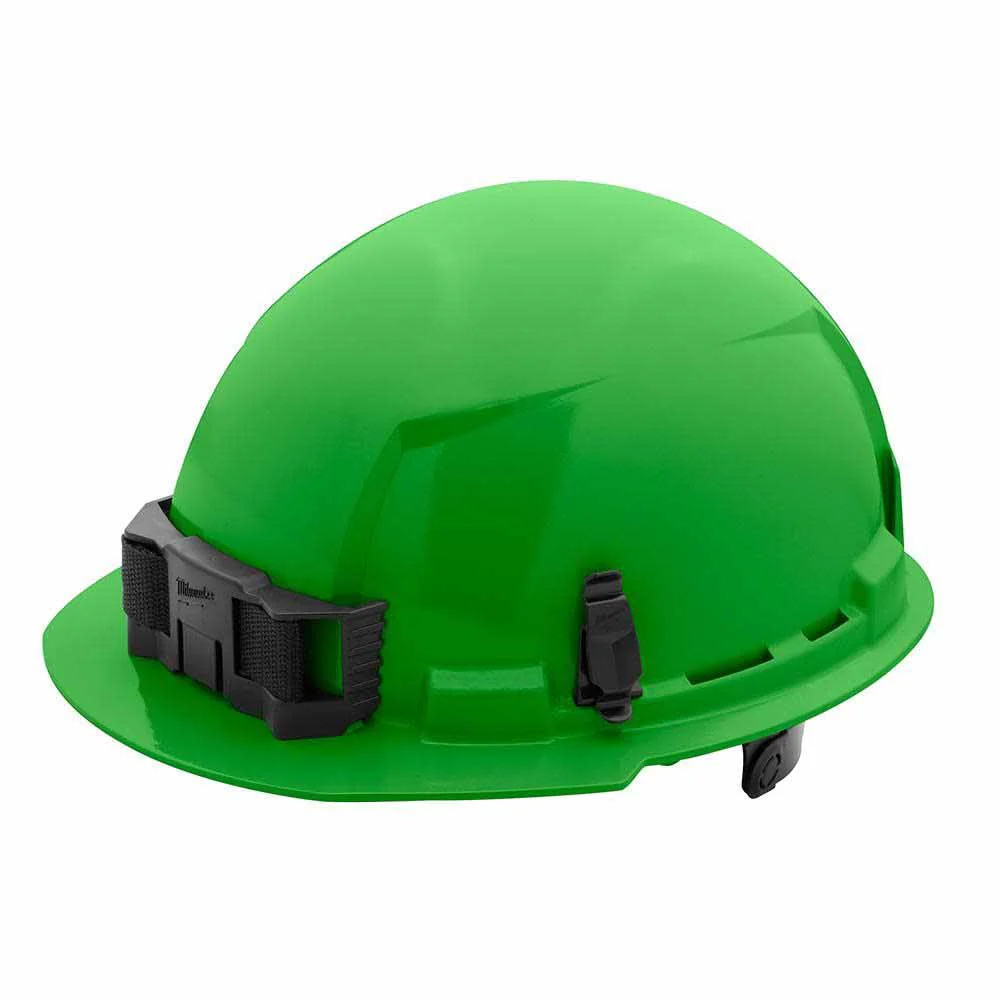Milwaukee 48-73-1126 Green Front Brim Hard Hat with 6PT Ratcheting Suspension – Type 1 Class E - Mactool Shop