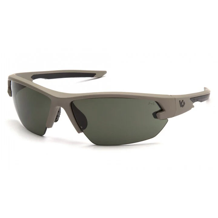 Pyramex VGST1422T Semtex 2.0 - Tan Frame/Forest Gray Anti-Fog Lens - Mactool Shop
