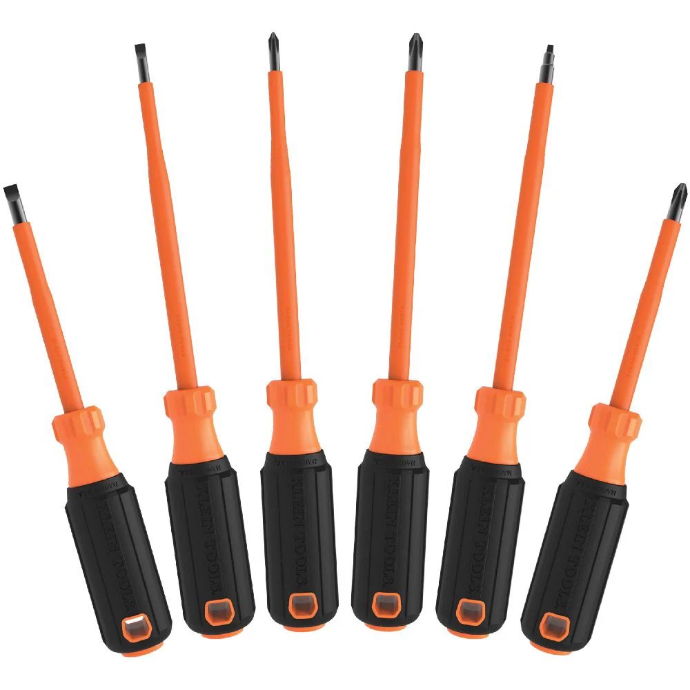 Klein 85076INS Screwdriver Set, 1000V Insulated, 6-Piece - Mactool Shop