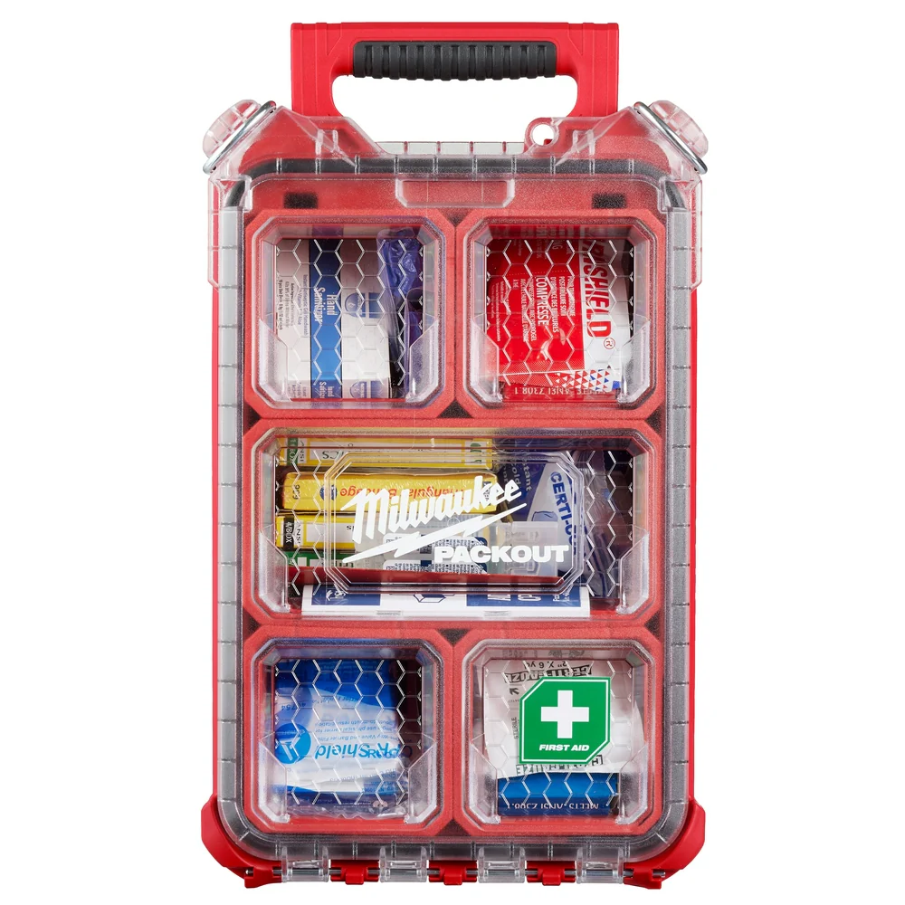 Milwaukee 48-73-8435C 79PC Class A Type III PACKOUT First Aid Kit - Mactool Shop