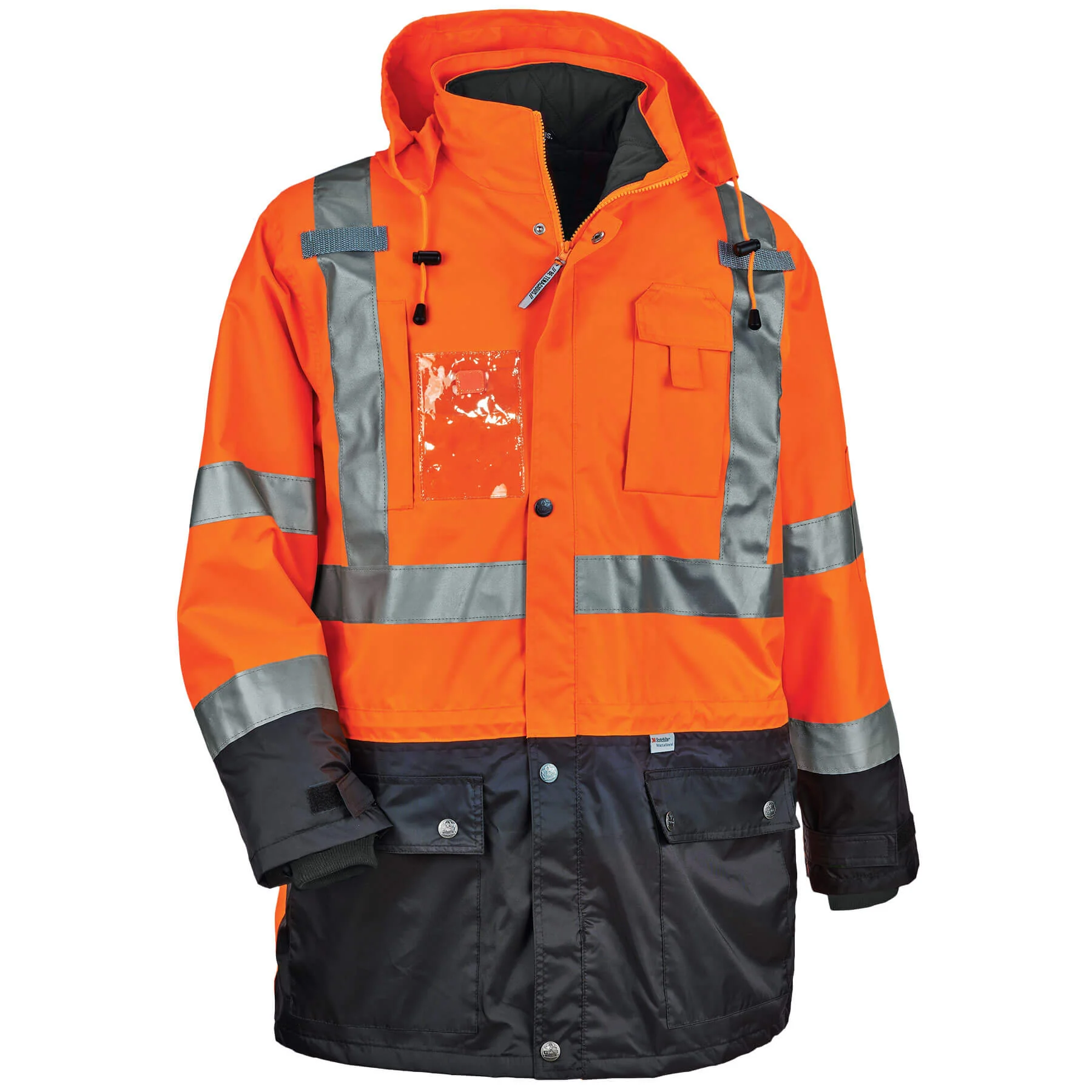 Ergodyne 25556 GloWear 8388 Type R Class 3/2 Thermal Jacket Kit, 2XL, HV Orange - Mactool Shop