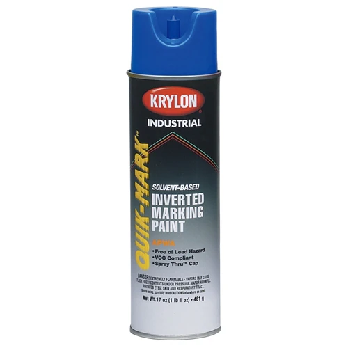 Krylon 3621 Quik-Mark SB Inverted Marking Paint APWA Blue - Mactool Shop