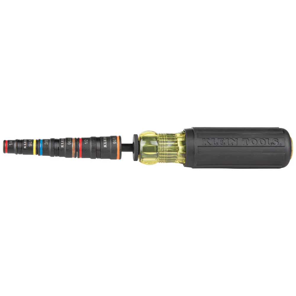 Klein 32910 7-in-1 Impact Rated Flip Socket Set with Handle - Mactool Shop