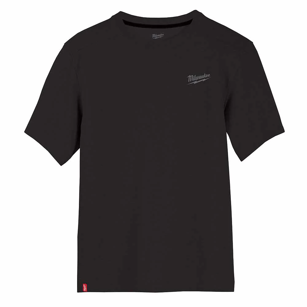 Milwaukee 603B Hybrid Work Tee - Short Sleeve - Black - Mactool Shop