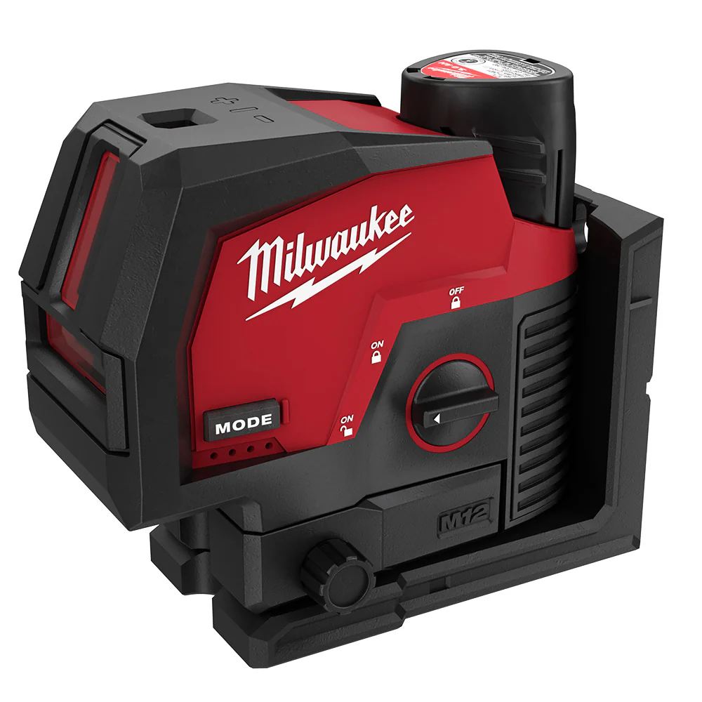 Milwaukee 3622-21 M12™ Green Cross Line & Plumb Points Laser Kit - Mactool Shop